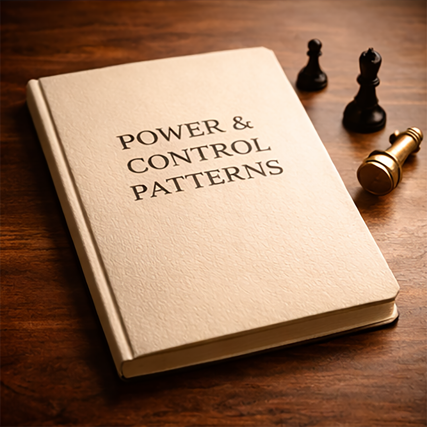 Educational material illustrating patterns of power, coercion, and control in relationships.